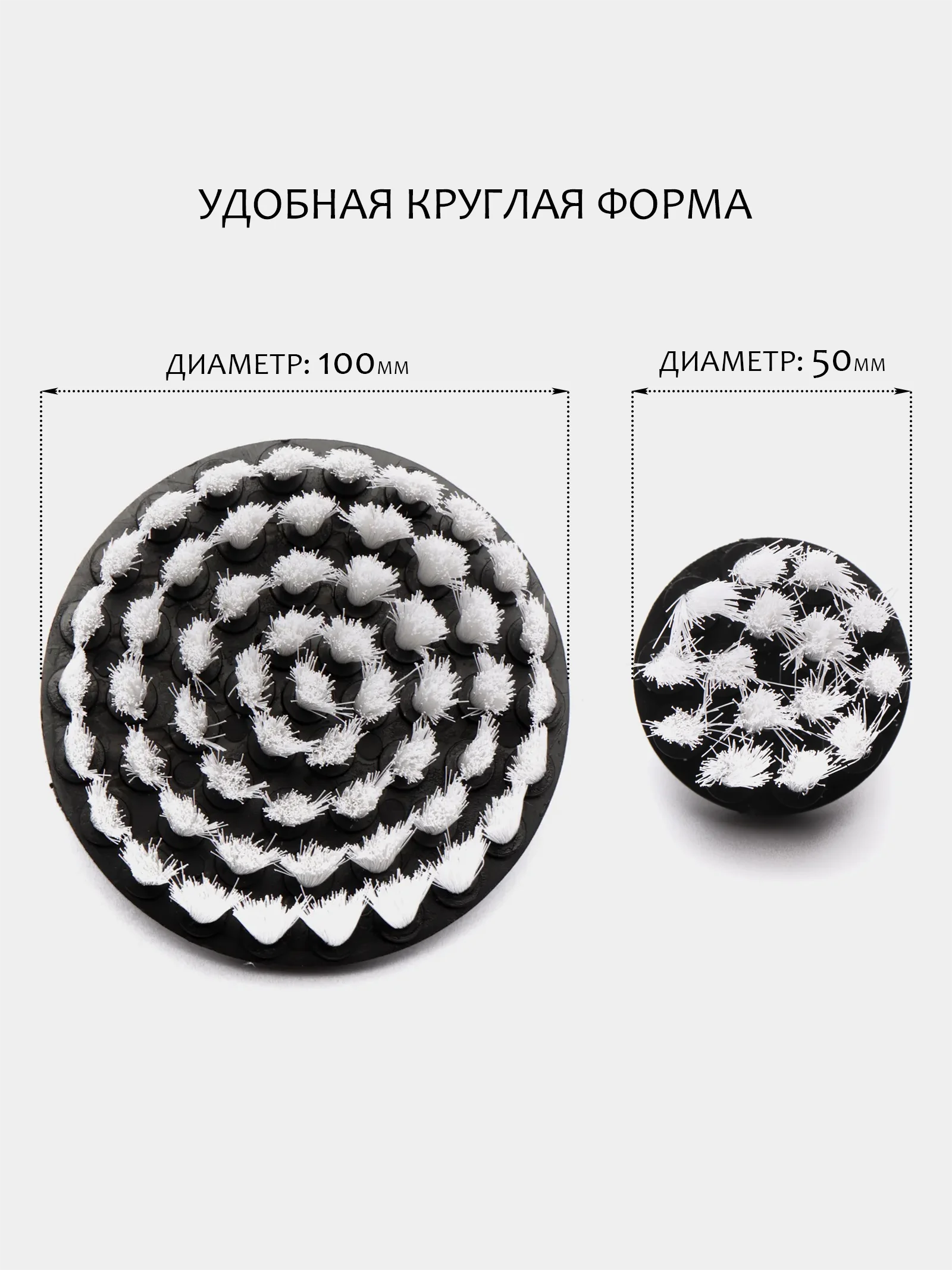Синий щетка для шуруповерта, для детейлинга и химчистки авто