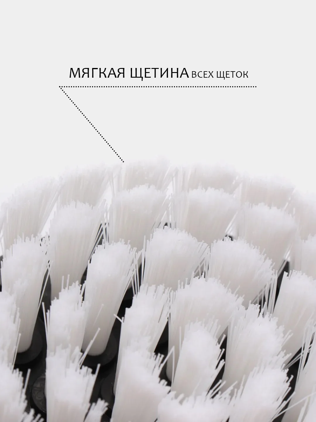 Синий меланж щетка для шуруповерта, для детейлинга и химчистки авто
