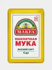 Мука пшеничная MAKFA высший сорт, 1 кг