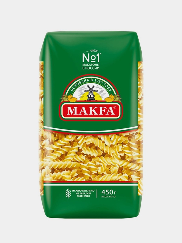 Макаронные изделия MAKFA Спирали, 450 г
