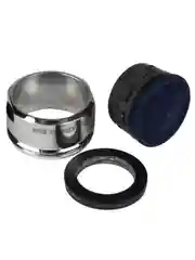 Серебряный аэратор REMER М24 (наружная резьба) для смесителя с функцией управляемой струи