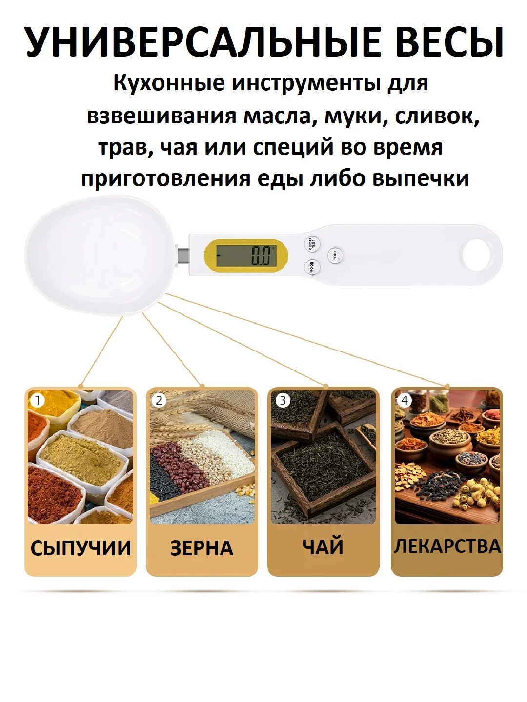 Электронная мерная ложка весы