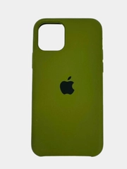 Чехол SILICONE COVER для iPhone 11 Pro,зелёный тёмный