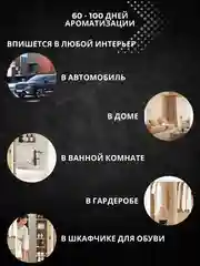 Черный ароматизатор воздуха для автомобиля, ароматизатор в машину