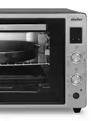 Мини-печь Simfer M7071 (6 режимов, конвекция, двойное стекло, цифровой дисплей, серый)