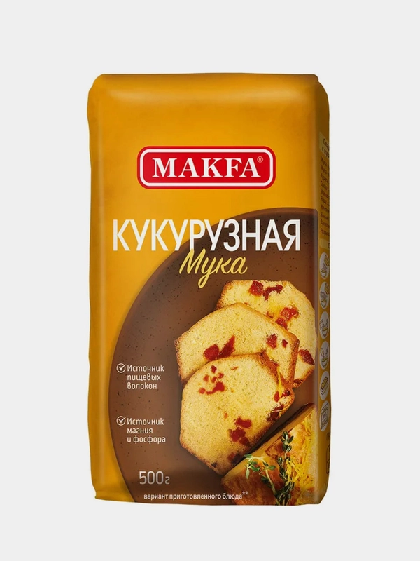 Мука кукурузная MAKFA, 500 г