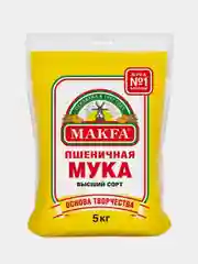 Мука пшеничная MAKFA, высший сорт, 5 кг