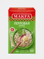 Крупа перловая MAKFA, в пакетиках для варки, 400 г