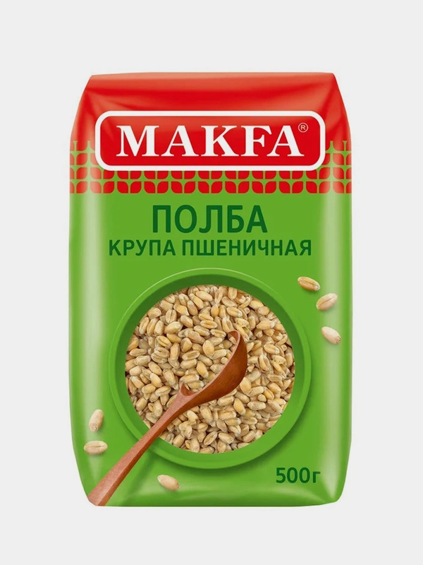 Крупа пшеничная полба MAKFA, пропаренная, 500 г