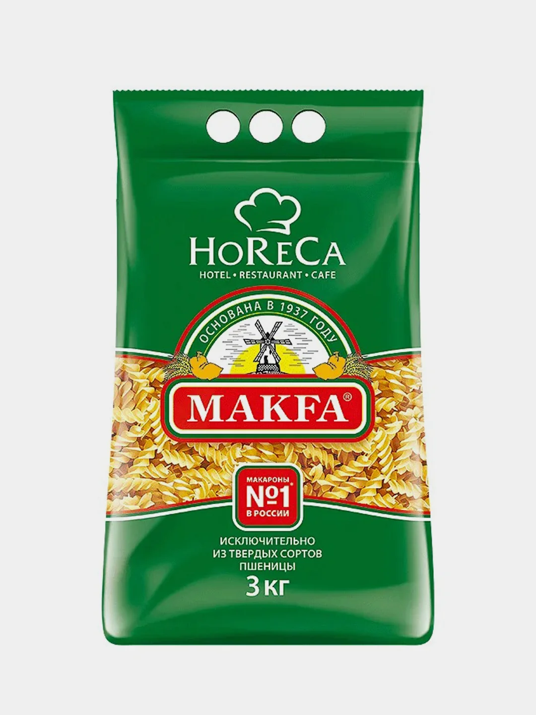 Макаронные изделия Makfa Спирали, 3 кг