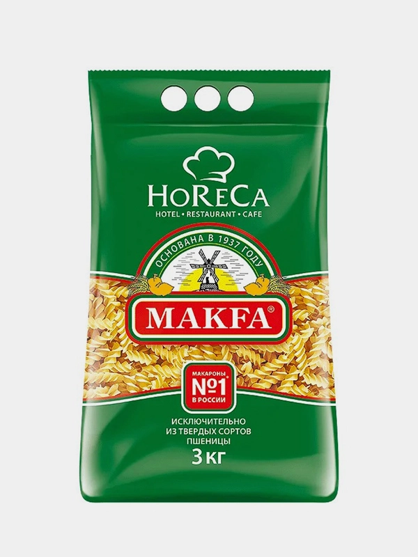 Макаронные изделия Makfa Спирали, 3 кг