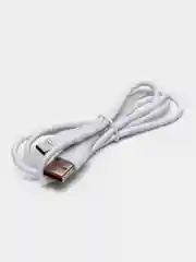 USB-кабель Denmen D01T, Type-C, белый, 1.0 м