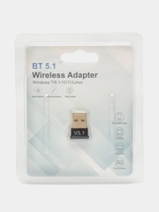 Блютуз адаптер для пк USB Bluetooth адаптер 5.1, компьютера, блютуз приемник 5.1 ноутбука