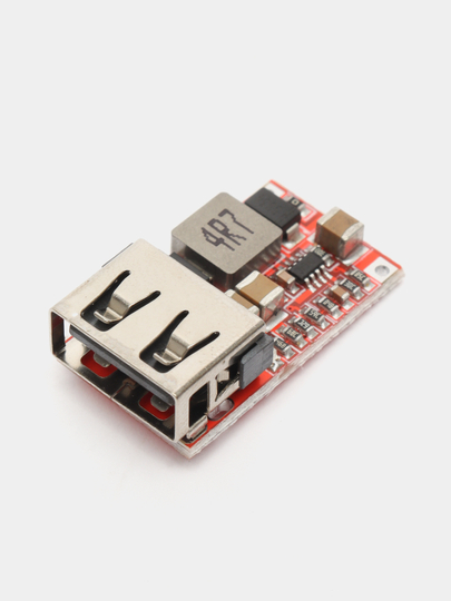 Понижающий модуль, вход 6-24V, выход 5V, USB разъём до 3А для arduino