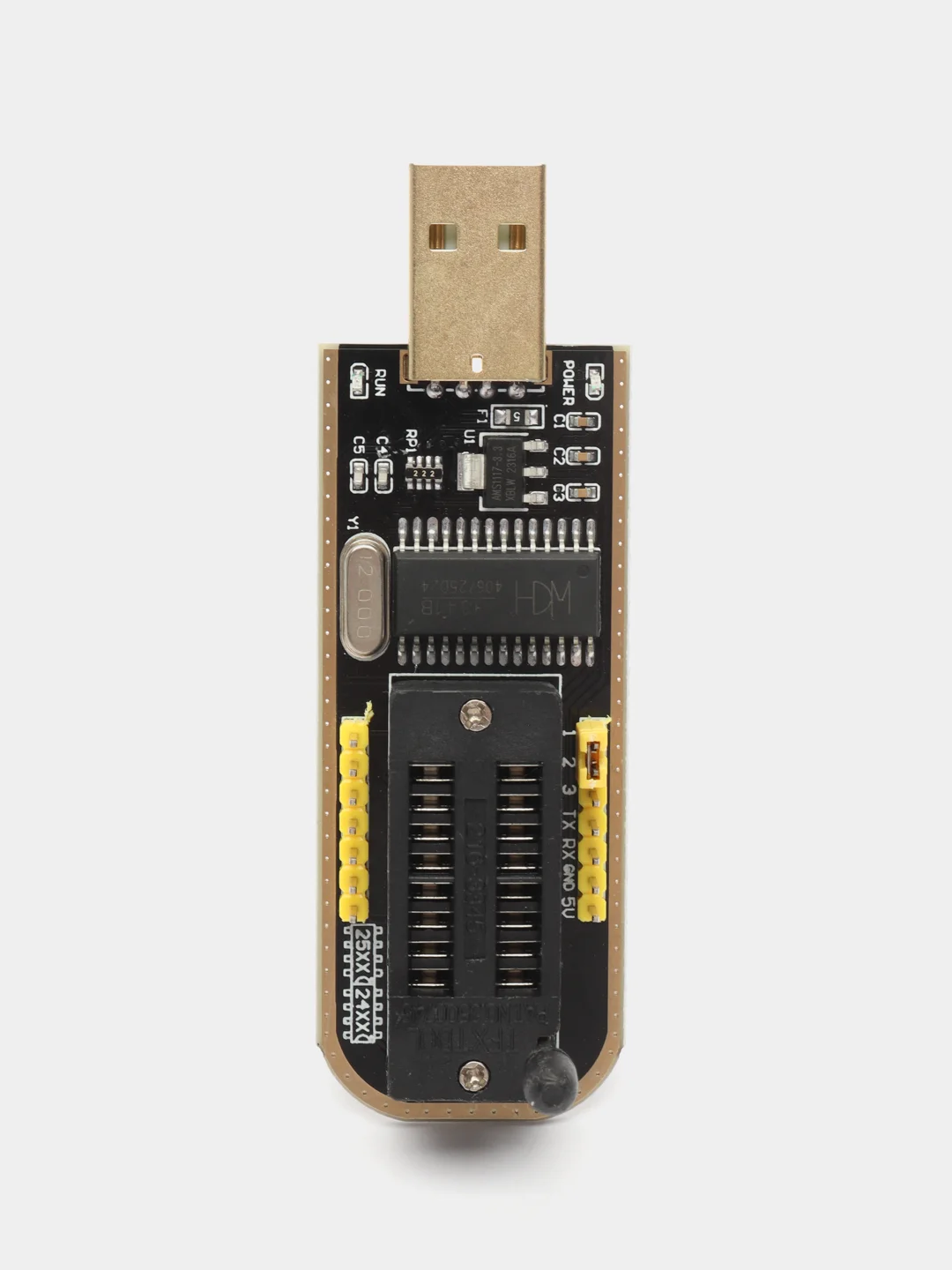 Программатор для компьютера CH341A с пришепкой для пк, arduino / для ремонта ноутбуков