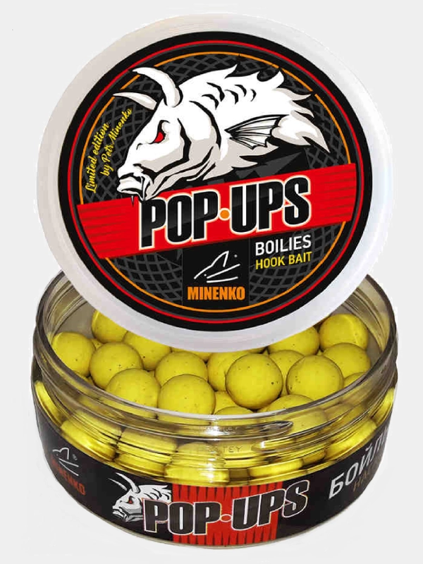 Бойлы насадочные плавающие Minenko Pop-Up 14 мм