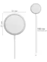 Беспроводное зарядное устройство MagSafe 15 W (No Logo), беспроводная Type-C15w