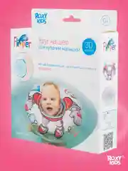 Белый круг надувной на шею для купания новорожденных 0+