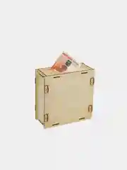 Копилка из тик тока для денег деревянная