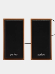Perfeo колонки "CABINET" 2.0, мощность 2х3 Вт (RMS), белый дуб, USB