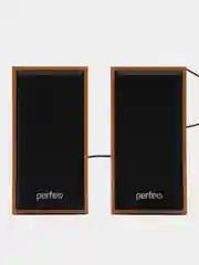 Perfeo колонки "CABINET" 2.0, мощность 2х3 Вт (RMS), белый дуб, USB