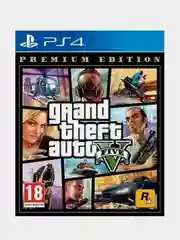Синий ps4 Grand Theft Auto V Premium Edition GTA 5 русские субтитры (325-72251198)