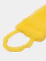 Желтый мочалка для тела, для бани, душа, ванны, массажная