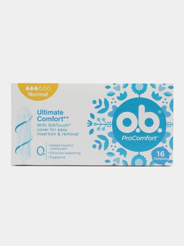 Тампоны женские ob Procomfort Normal 16шт, тампоны ob