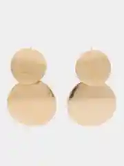 Серьги, бижутерия, женские крупные, круглые