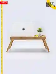 Столик для завтрака складной бамбуковый Best Room / поднос деревянный для ноутбука