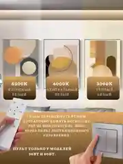 Потолочный светодиодный светильник, лампа светодиодная 3000К,4000К,6500К, ультратонкий
