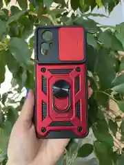 Красный чехол противоударный armors для Xiaomi Redmi Note 12S / Редми Нот 12S с защитой камеры