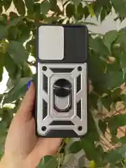 Серебряный чехол противоударный armors для Xiaomi Redmi Note 12S / Редми Нот 12S с защитой камеры