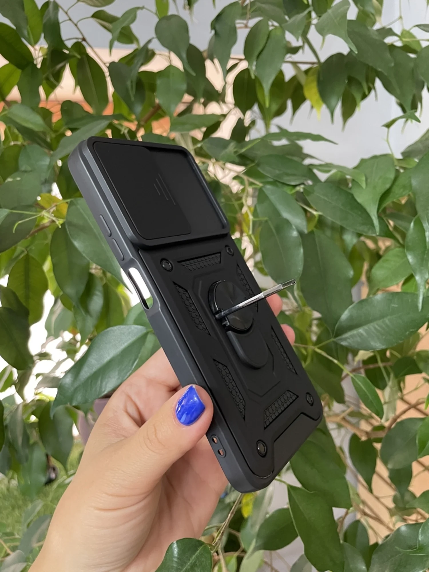 Черный чехол противоударный armors для Xiaomi Redmi Note 12S / Редми Нот 12S с защитой камеры