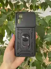 Черный чехол противоударный armors для Xiaomi Redmi Note 12S / Редми Нот 12S с защитой камеры