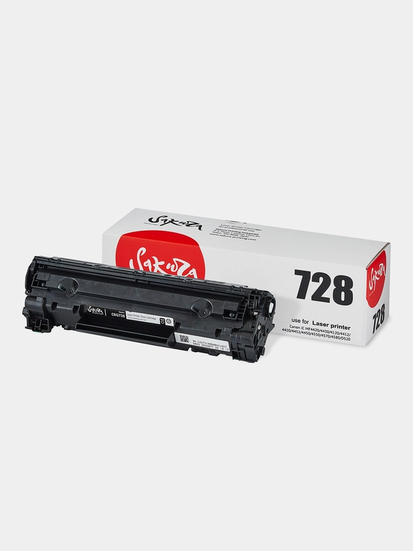 Картридж CRG728, 3500B010, для Canon, лазерный, черный, 2100 страниц, Sakura