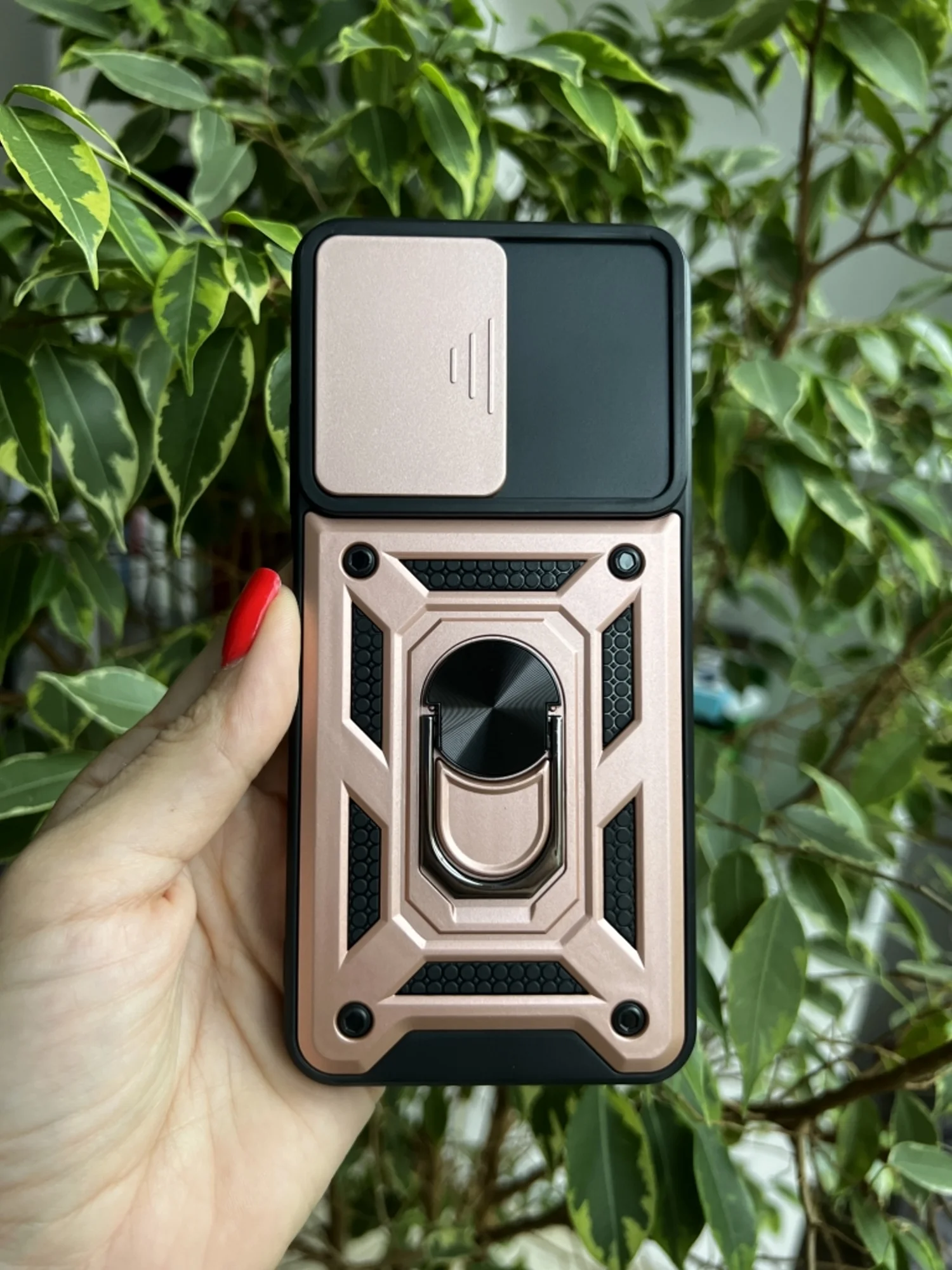 Розовый чехол противоударный armors для Xiaomi Redmi Note 11 и Note 11S 4G с защитой камеры