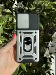 Серебряный чехол противоударный armors для Xiaomi Redmi Note 11 и Note 11S 4G с защитой камеры