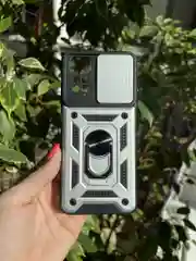 Серебряный чехол противоударный armors для Xiaomi Redmi Note 11 и Note 11S 4G с защитой камеры