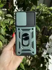 Зеленый чехол противоударный armors для Xiaomi Redmi Note 11 и Note 11S 4G с защитой камеры