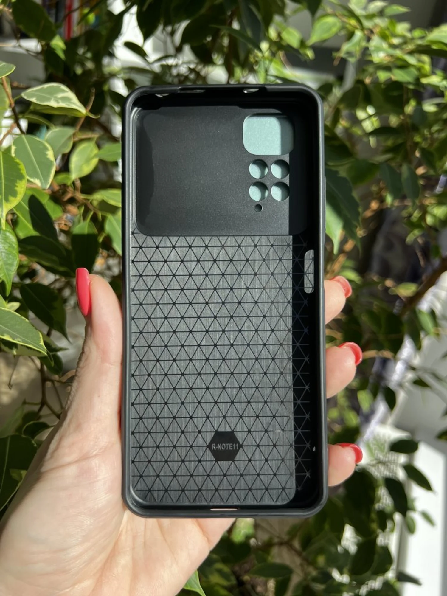 Зеленый чехол противоударный armors для Xiaomi Redmi Note 11 и Note 11S 4G с защитой камеры