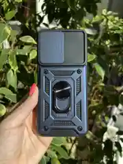 Темно-синий чехол противоударный armors для Xiaomi Redmi Note 11 и Note 11S 4G с защитой камеры