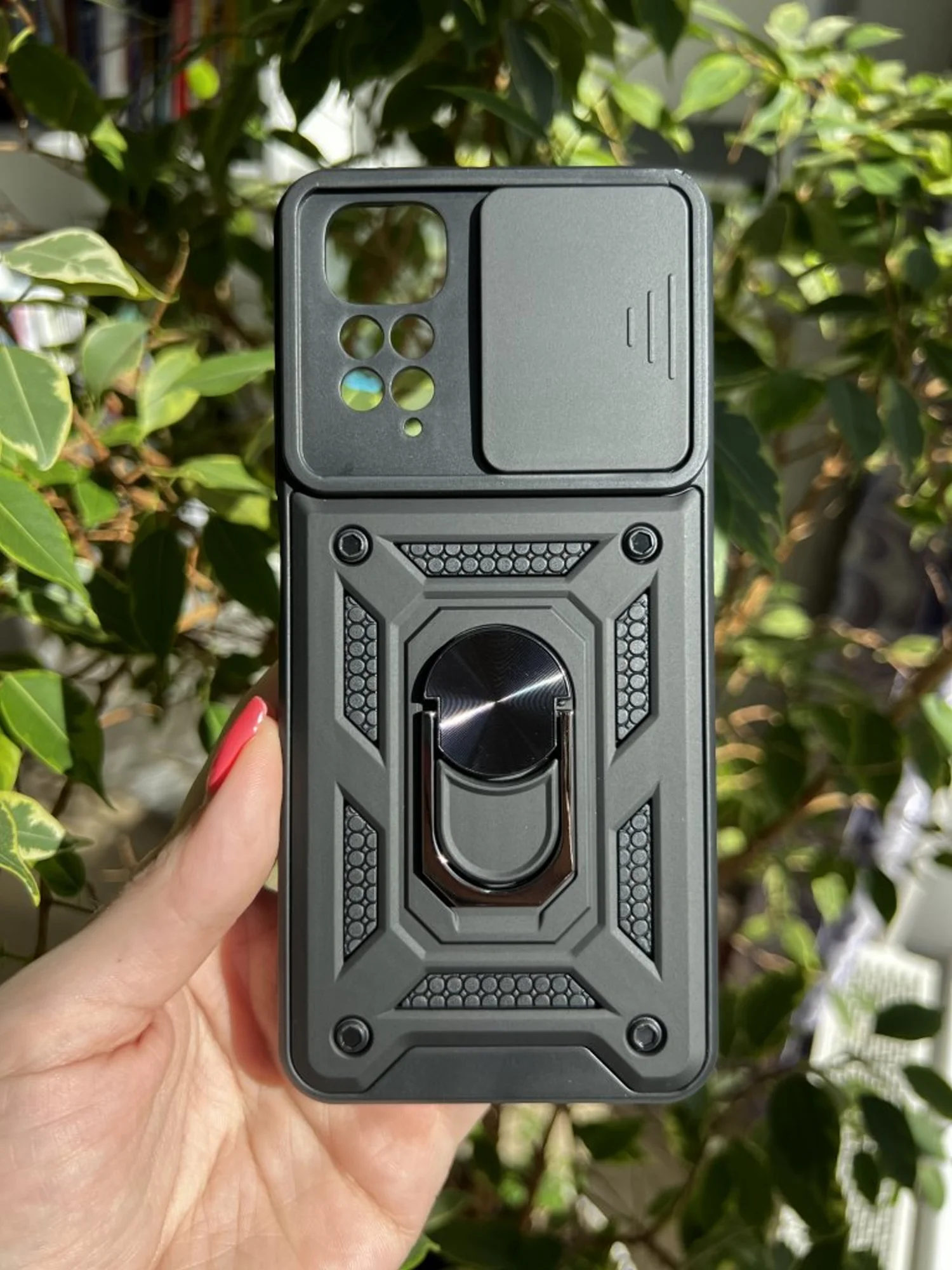 Черный чехол противоударный armors для Xiaomi Redmi Note 11 и Note 11S 4G с защитой камеры