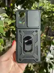 Черный чехол противоударный armors для Xiaomi Redmi Note 11 и Note 11S 4G с защитой камеры