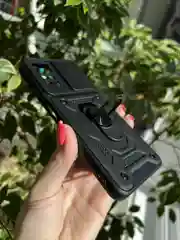 Черный чехол противоударный armors для Xiaomi Redmi Note 11 и Note 11S 4G с защитой камеры
