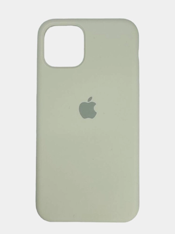 Чехол SILICONE COVER для iPhone 11 Pro, серое яблоко