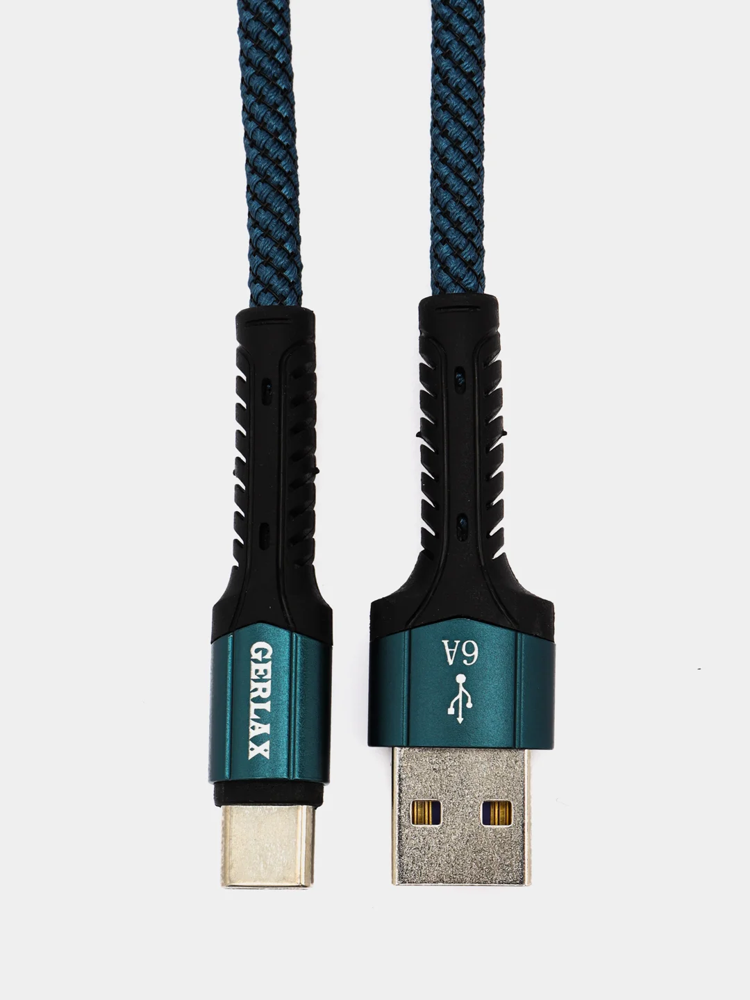 Зарядный кабель плетеный для быстрой зарядки 5 метров Type-C/USB 6А для Android