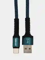Зарядный кабель плетеный для быстрой зарядки 5 метров Type-C/USB 6А для Android