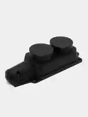 Розеточная колодка IP44 2 розетки с/з каучук 3200Вт General