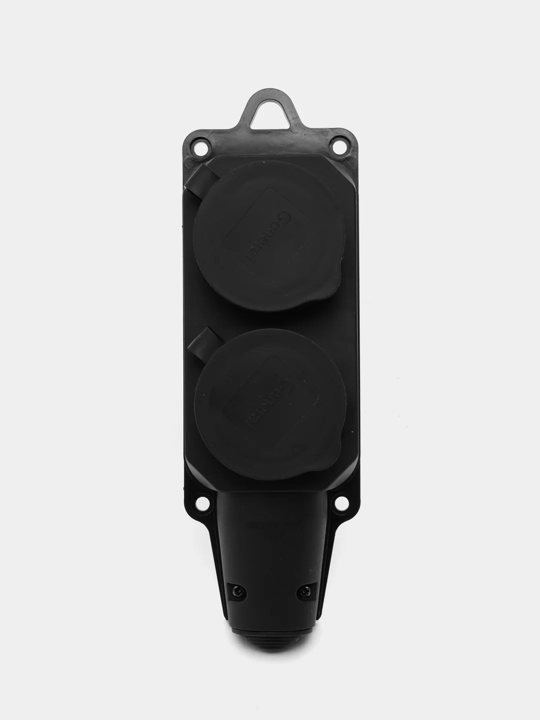 Розеточная колодка IP44 2 розетки с/з каучук 3200Вт General